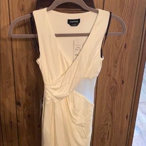 NWT Bebe White Sleeveless Dress